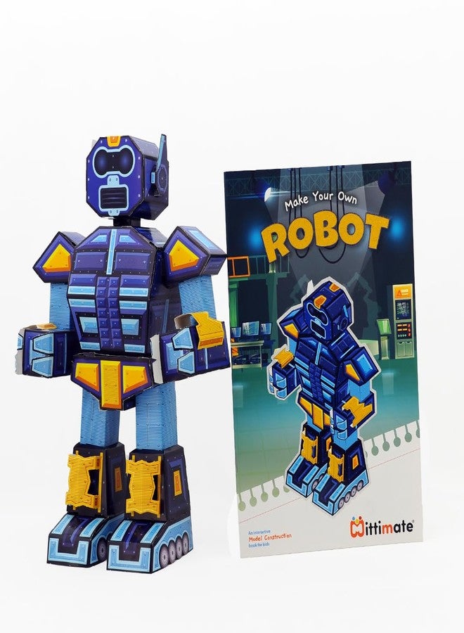 Mittimate Robot & Space Ship Model Construction Book for Kids Age 8 to 12 Year Old I Make Your Own 3D Paper Model I Fun & DIY Craft Book I Combo Pack of 2 Books - Image 3
